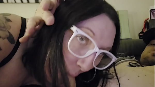 Amateur housewife Candid Sandra stuffs her mouth full of cock in this POV homemade video